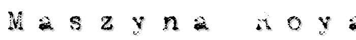 Maszyna Royal Light font
